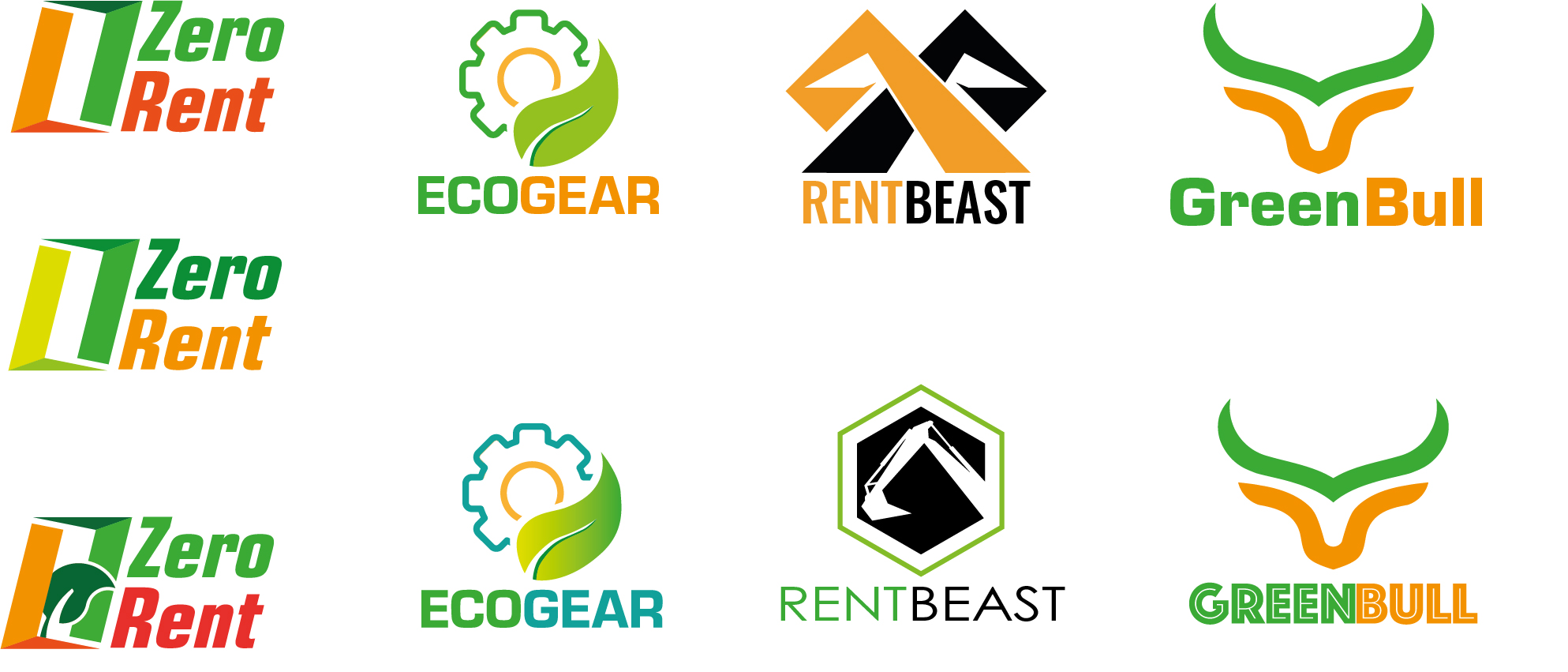 EcoRent logo voorstellen