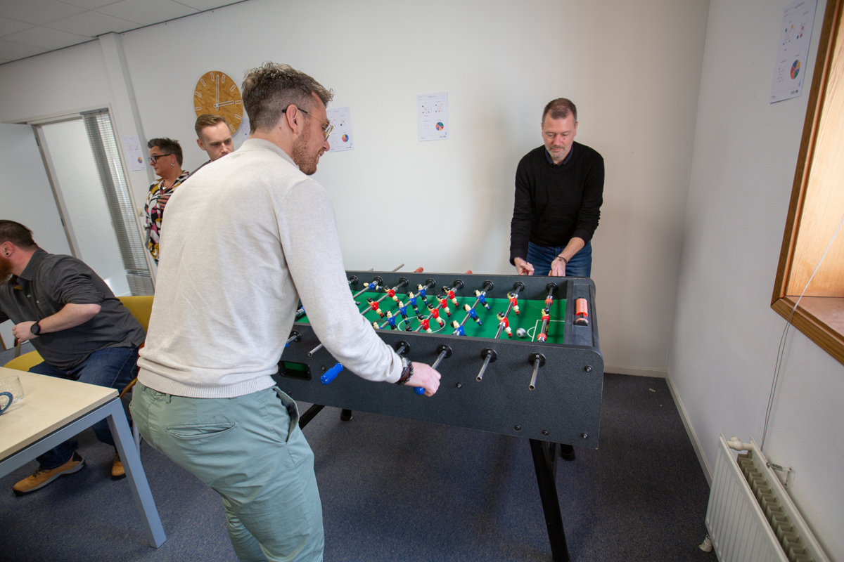 Over ons beeld - tafelvoetbal